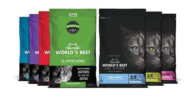 World’s Best Cat Litter Lavender Scented Multiple Cat Clumping Formula Cat Litter