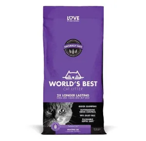 World’s Best Cat Litter Lavender Scented Multiple Cat Clumping Formula Cat Litter