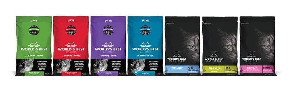 World’s Best Cat Litter Lavender Scented Multiple Cat Clumping Formula Cat Litter
