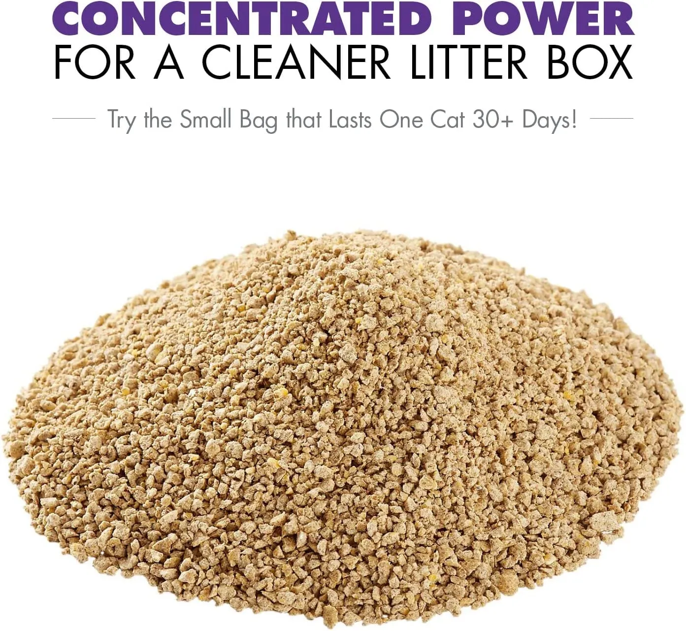 World's Best Cat Litter Multiple-Cat Lavender Scented Clumping Cat Litter - 15 Lbs - Case of 3