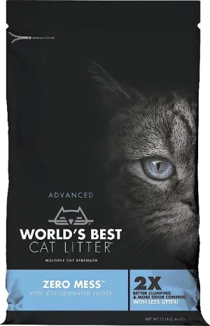 World's Best Cat Litter Zero Mess™ Unscented, Cat Litter, 24-lb Bag