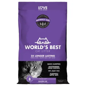 Worlds Best Lavender Scented Clumping Cat Litter 6.35kg^^^