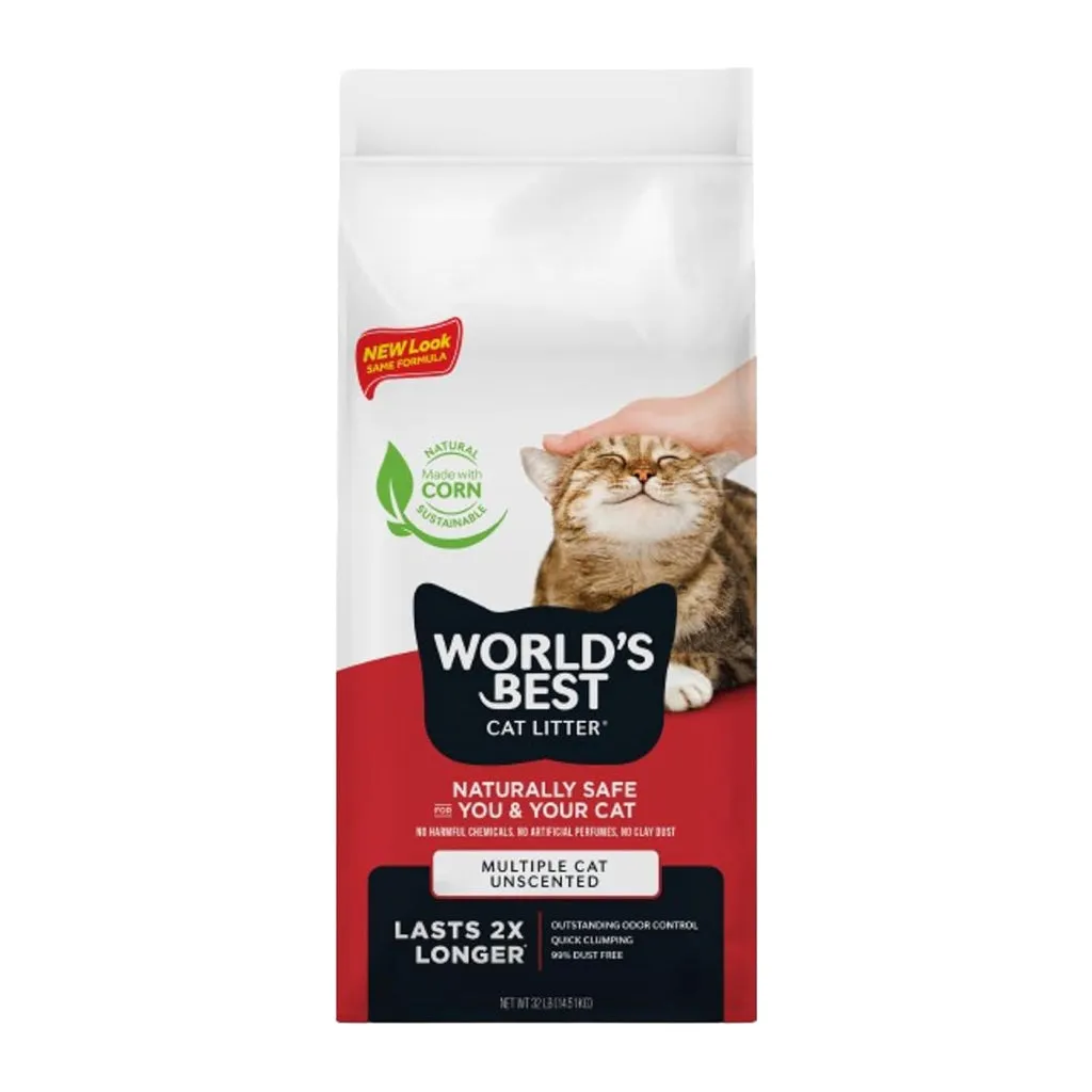 World's Best Multi-Cat Unscented Litter