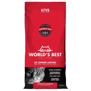 Worlds Best Multiple Cat Clumping Cat Litter 12.7kg^^^