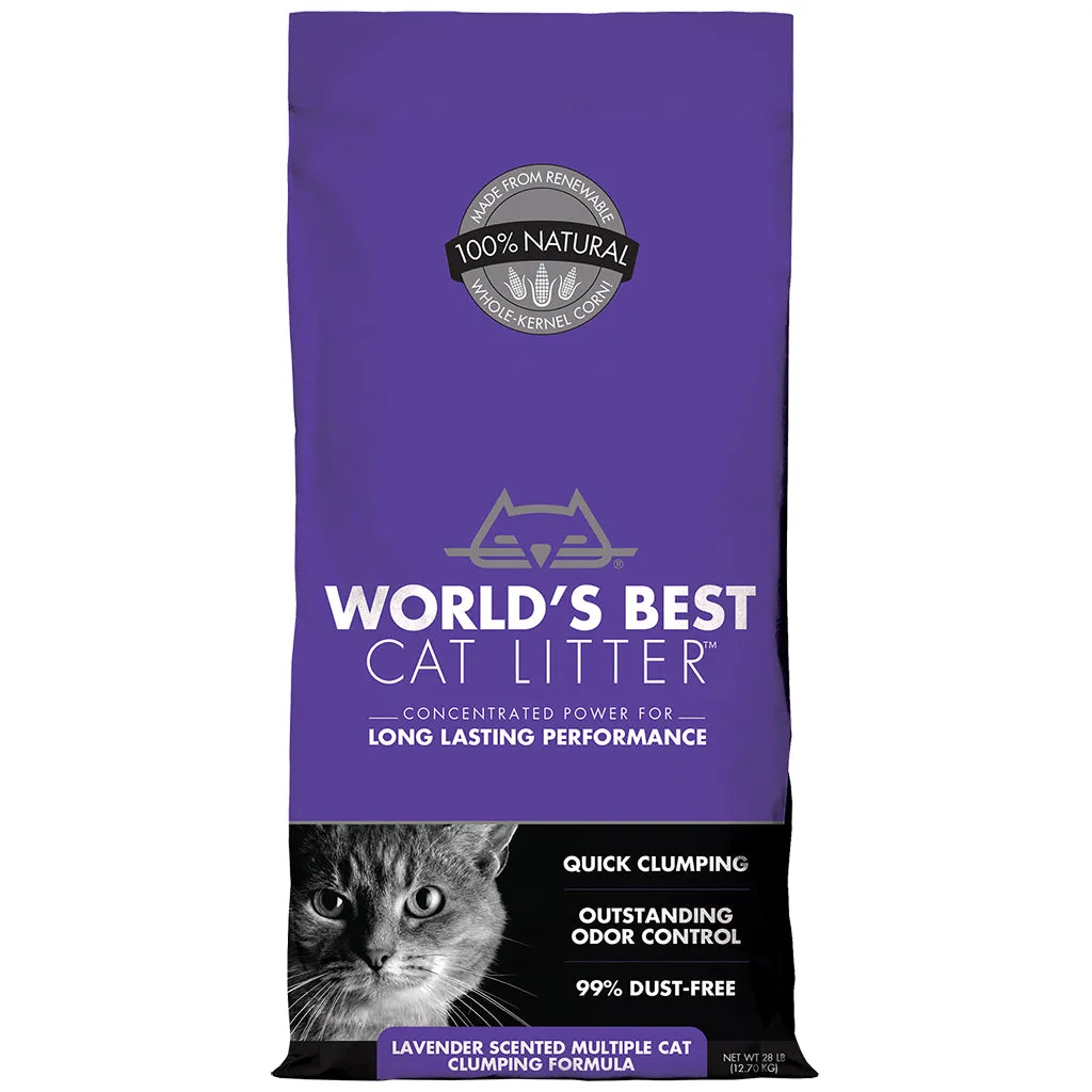 Worlds Best Multiple Cat Lavender Scented Litter